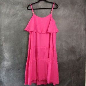TRINA TURK | NWT Pink Ruffle Silk Blend Dress